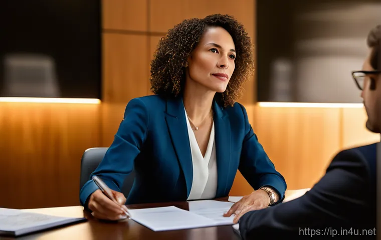 지적재산권 실무를 위한 법률 자문 활용법 - A vibrant and diverse young entrepreneur, dressed in smart business casual attire, stands confidentl...